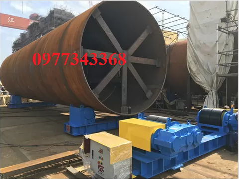 Giá đỡ con lăn hàn bồn bể, hàn ống các loại 1T-100T